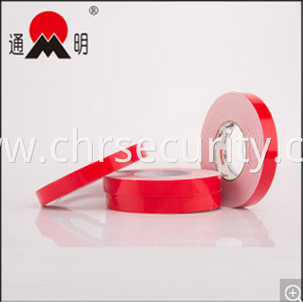 Red Film Waterproof Double Sided Adhesive Foam Tape